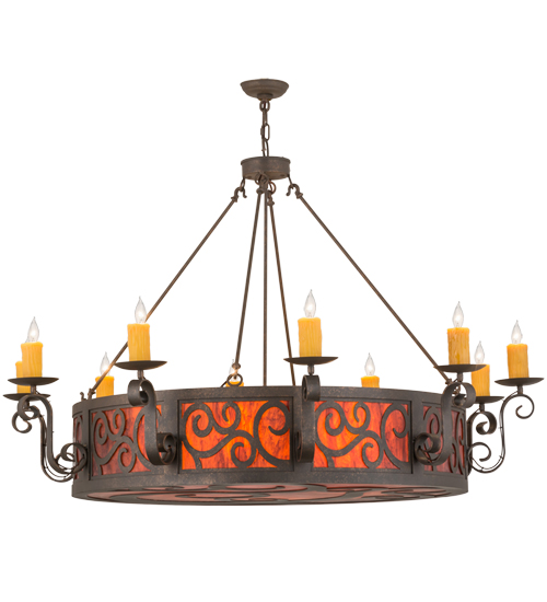 56"W Delano 10 LT Chandelier | 158394