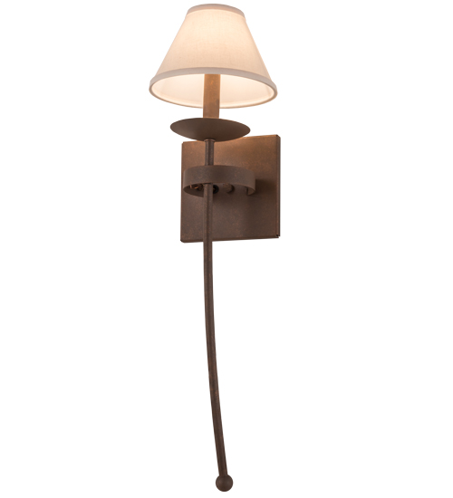 7"W Bechar W/Fabric Shade Wall Sconce | 163389