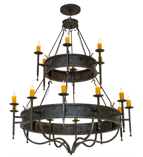 60" Wide Marta 18 Light Two Tier Chandelier | 168295