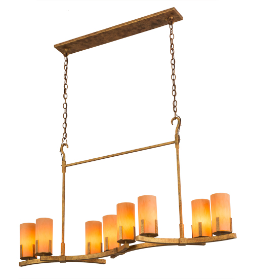 52" Long Cero 8 Light Oblong Chandelier | 170139