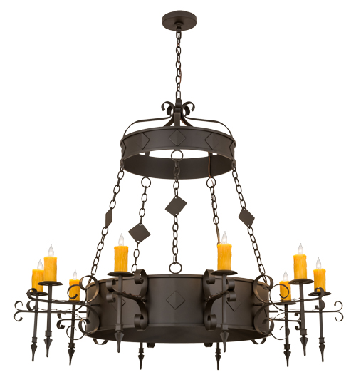54"W Diamante 10 LT Chandelier | 171606