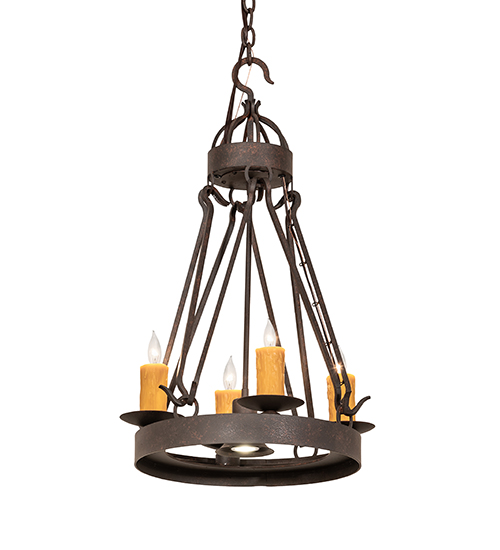 18" Wide Lakeshore 4 Light Chandelier | 179978