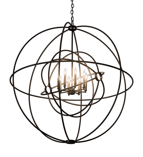 43"W Atom Enerjisi 8 LT Chandelier | 182735