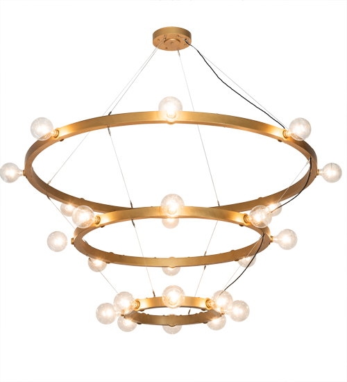 72" Wide Manheim Alva 24 Light Three Tier Chandelier | 194031