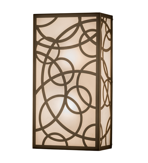 9" Wide Fizz Deco Wall Sconce | 197402