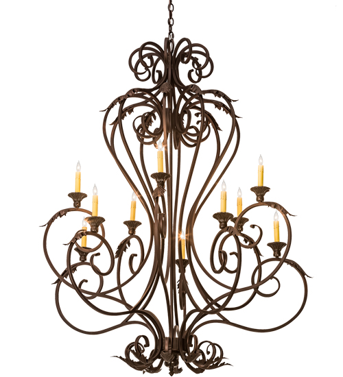 48" Wide Josephine 10 Light Chandelier | 201575