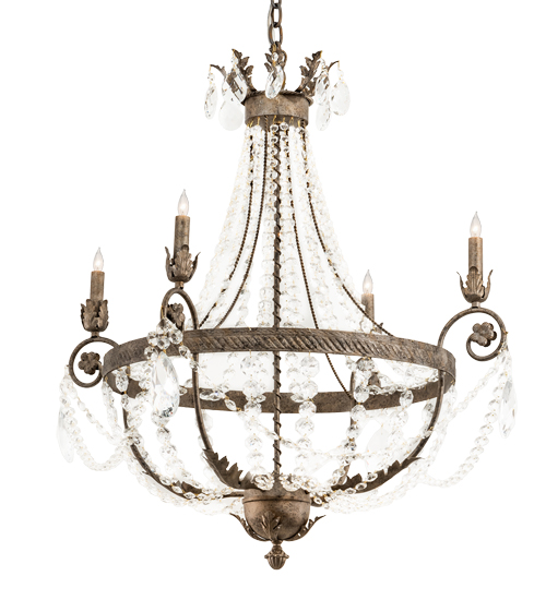 34" Wide Antonia 4 Light Chandelier | 212391
