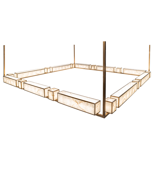 226" Square Marblesque Pendant | 215801