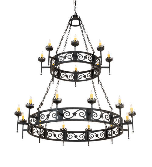 66" Wide Majella 20 Light Two Tier Chandelier | 219839