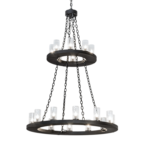 42" Wide Loxley 20 Light Two Tier Chandelier | 221404