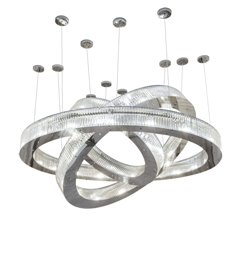 90" Wide Beckam 3 Ring Chandelier | 222595