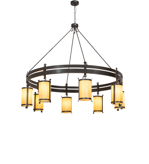 82" Wide Beartooth 8 Light Chandelier | 243019