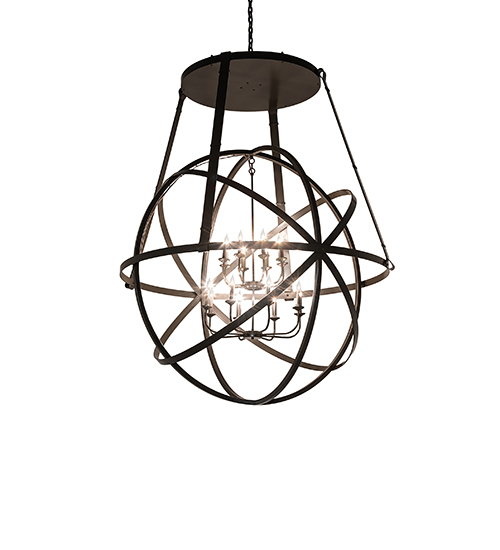 60" Wide Gimbal Grinado Chandelier | 244484