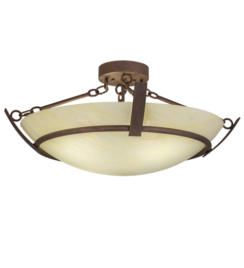 30" Wide Covina Semi-Flushmount | 245697