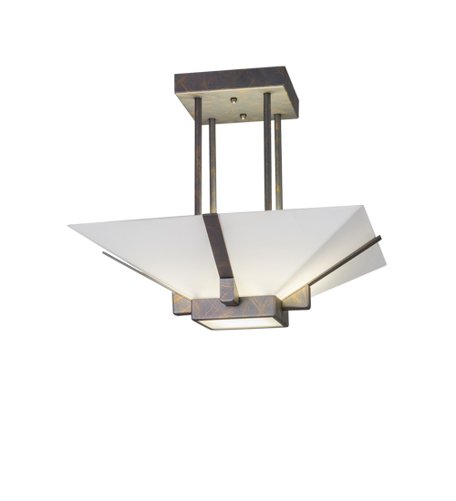 20" Square Grayling Semi-Flushmount | 247394