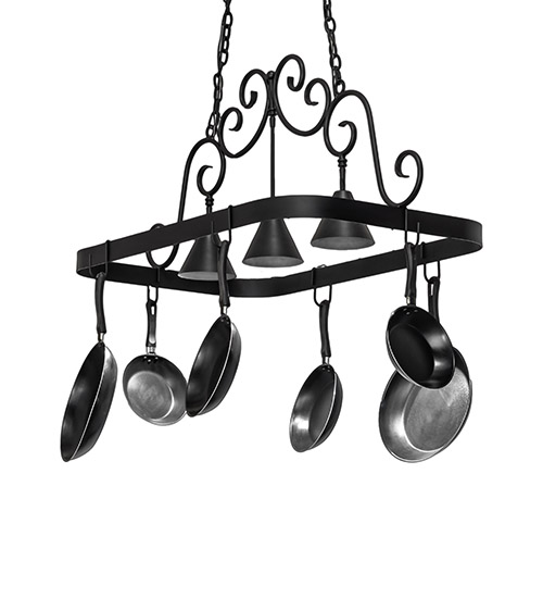 46" Long Elana 3 Light Pot Rack | 247727