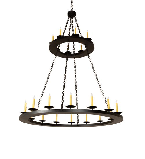 60" Wide Loxley 24 Light Two Tier Chandelier | 251559