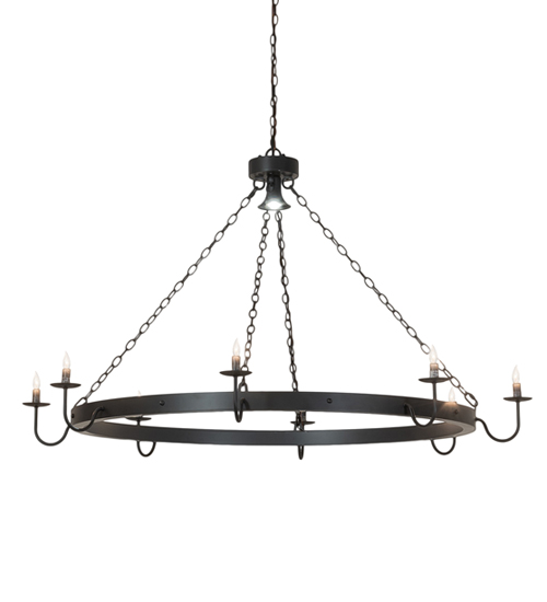 60" Wide Suffolk 8 Light Chandelier | 252175