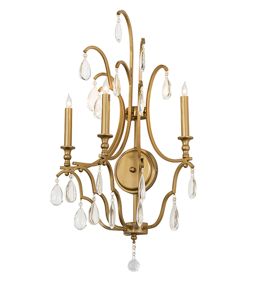 20" Wide Lumierre 3 Light Wall Sconce | 268638