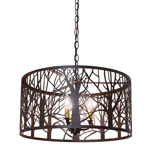 20" Wide Winter Maple Pendant | 270353