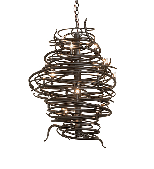 30" Wide Cyclone 20 Light Chandelier | 273436