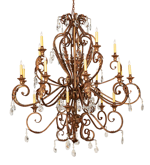 54" Wide Serratina 20 Light Chandelier | 274242