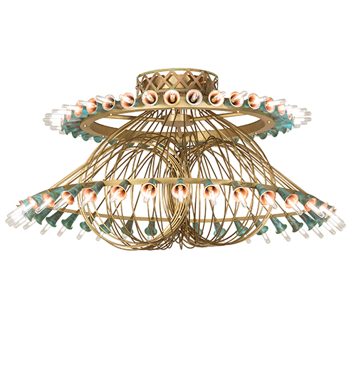 60" Wide Coyle 72 Light Chandelier | 274892