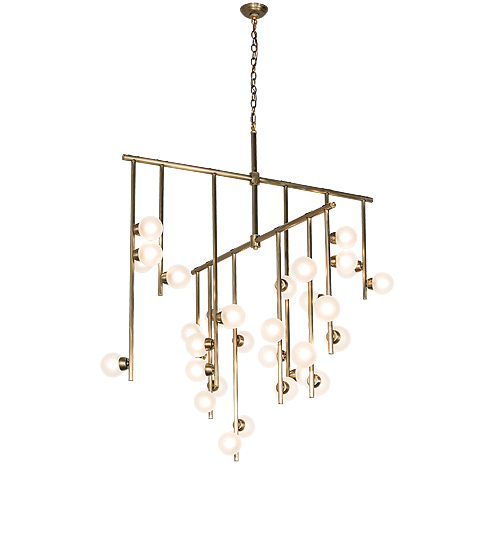 49" Wide Alva Babylon 32 Light Two Tier Chandelier | 284180