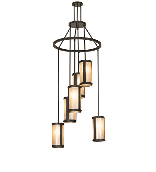 30" Wide Cartier 6 Light Cascading Chandelier | 285211