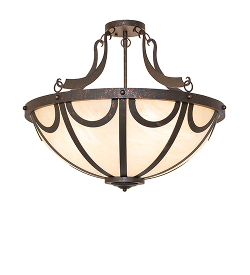 24" Wide Carousel Semi-Flush Mount | 287017