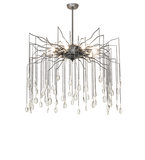 50" Long Aranha 8 Light Oblong Chandelier | 287468