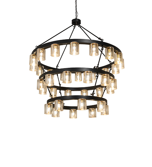 60" Wide Loxley Horizon Ring 36 Light Three Tier Chandelier | 287885