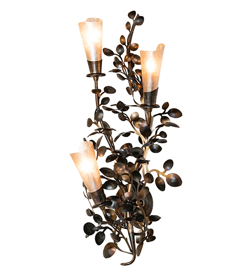 12" Wide Vinca Vine 3 Light Wall Sconce | 289151