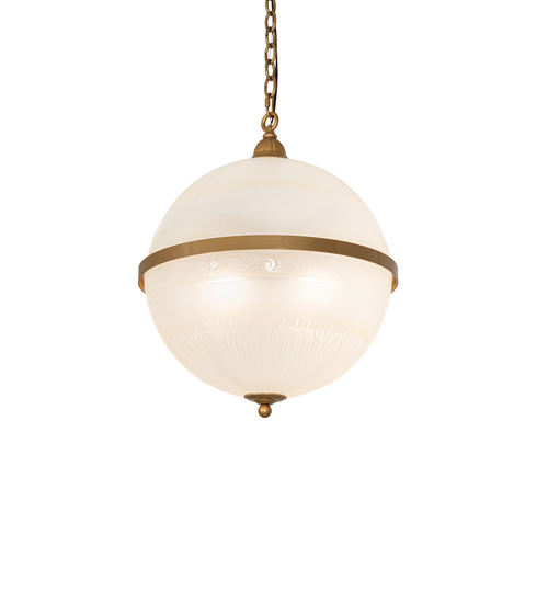 19" Wide Ovum Aquinum Bola Pendant | 291412