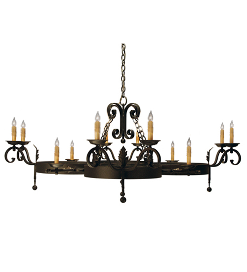 60" Wide Andorra 12 Light Chandelier | 116473