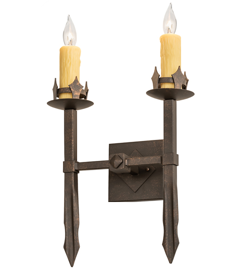 15" Wide Castilla 2 Light Wall Sconce | 115642