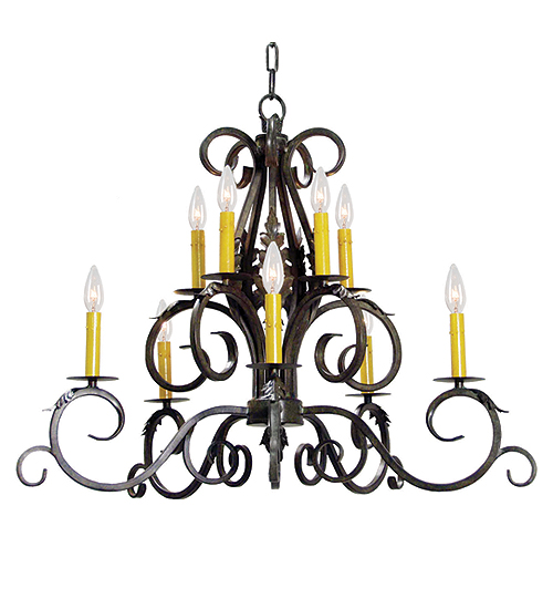 32" Wide Anassa 10 Light Chandelier | 116225