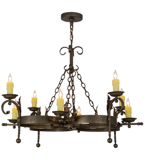 42"W Andorra 8 LT Chandelier | 119771