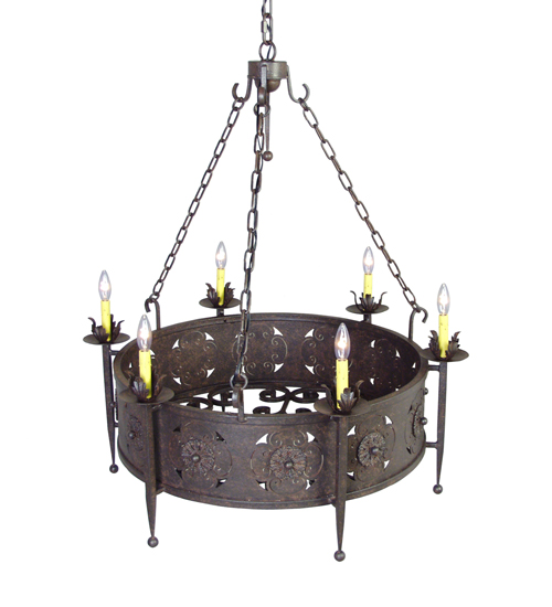 38" Wide Claudio 6 Light Chandelier | 120065