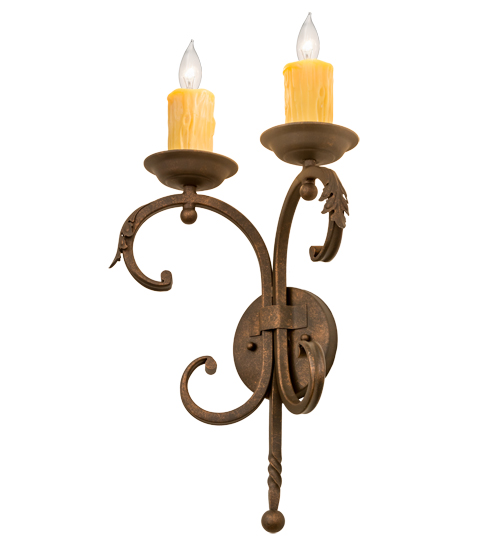 11"W Andorra 2 LT Wall Sconce | 120207