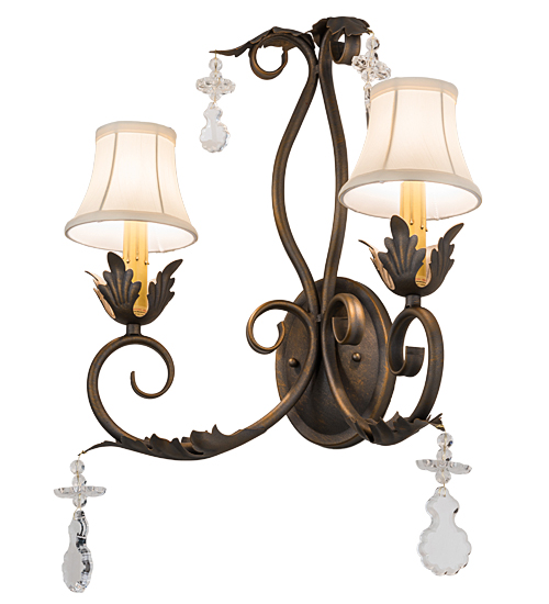 16" Wide Felicia 2 Light Wall Sconce | 120759
