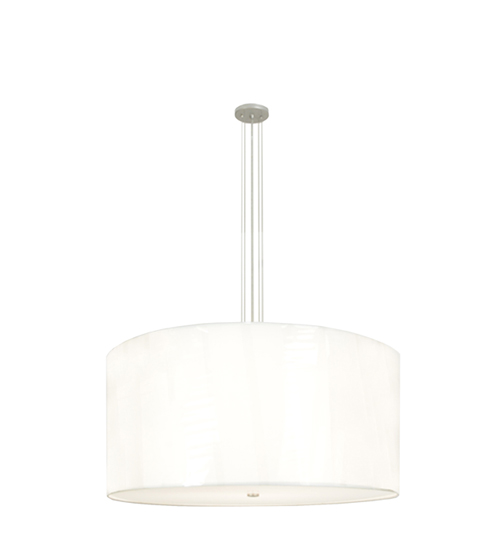 36"W Cilindro White Cotton Pendant | 122398