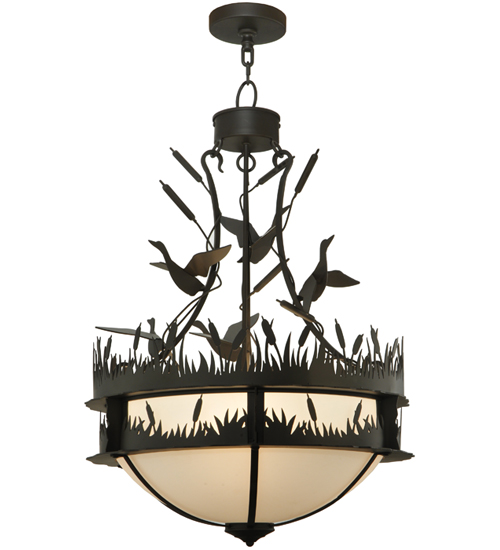24"W Ducks in Flight Inverted Pendant | 128142