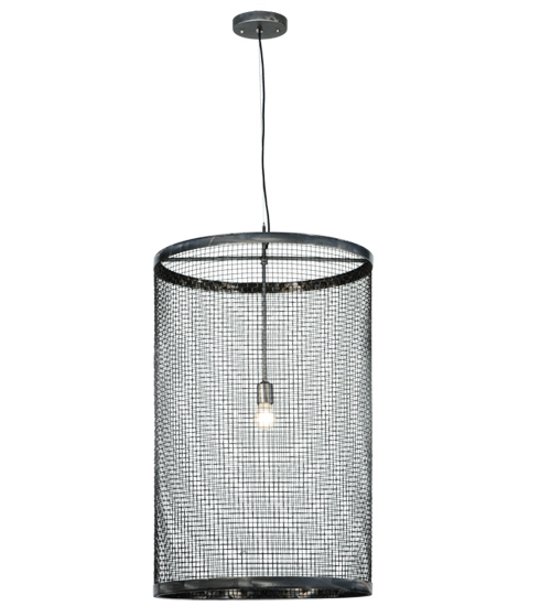 24"W Cilindro Cage Pendant | 136218