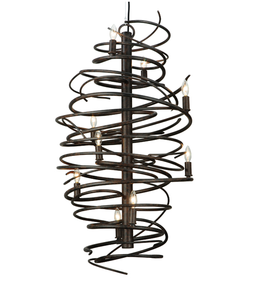 20.5"W Cyclone 9 LT Chandelier | 137641