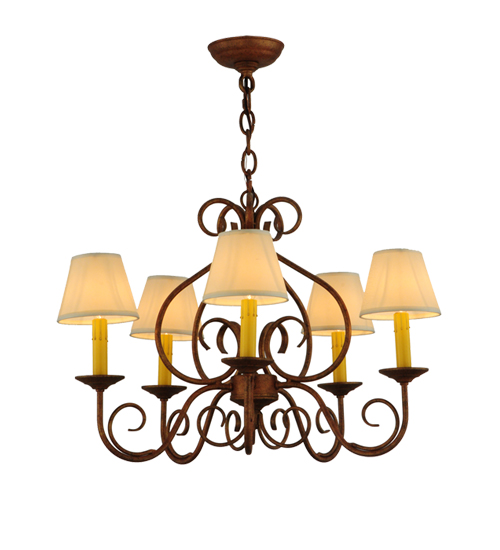 26" Wide Jenna 5 Light Chandelier | 142077