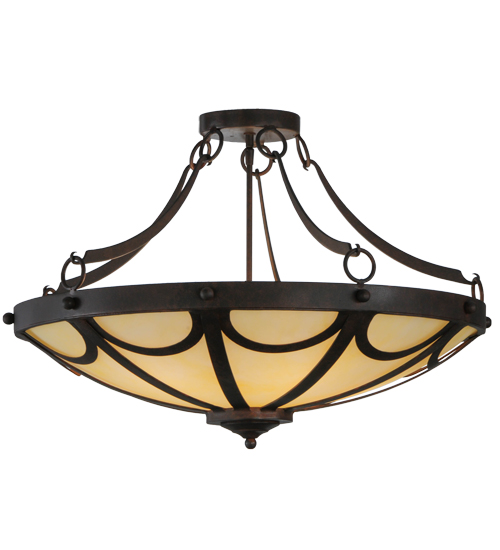 29"W Carousel Semi-Flushmount | 142780