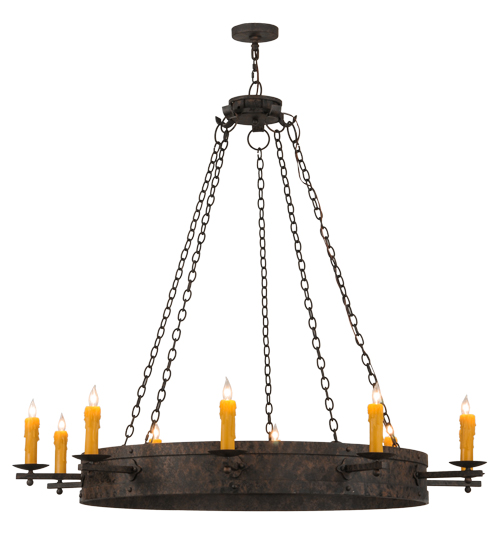 60"W Parnella 10 LT Chandelier | 145020