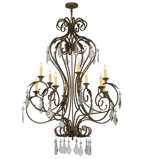 48"W Josephine 10 LT Chandelier | 145747