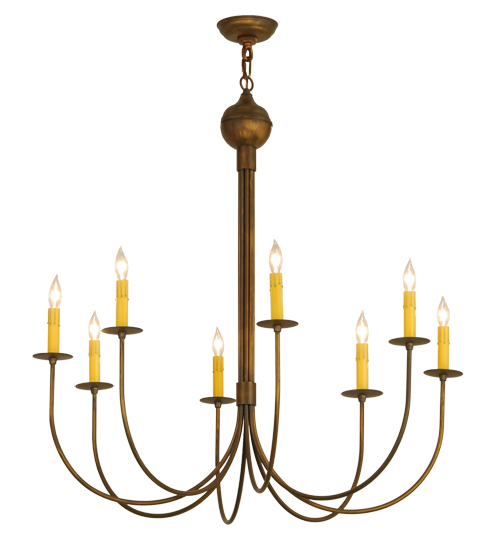 36"W Cheal 8 LT Chandelier | 146054